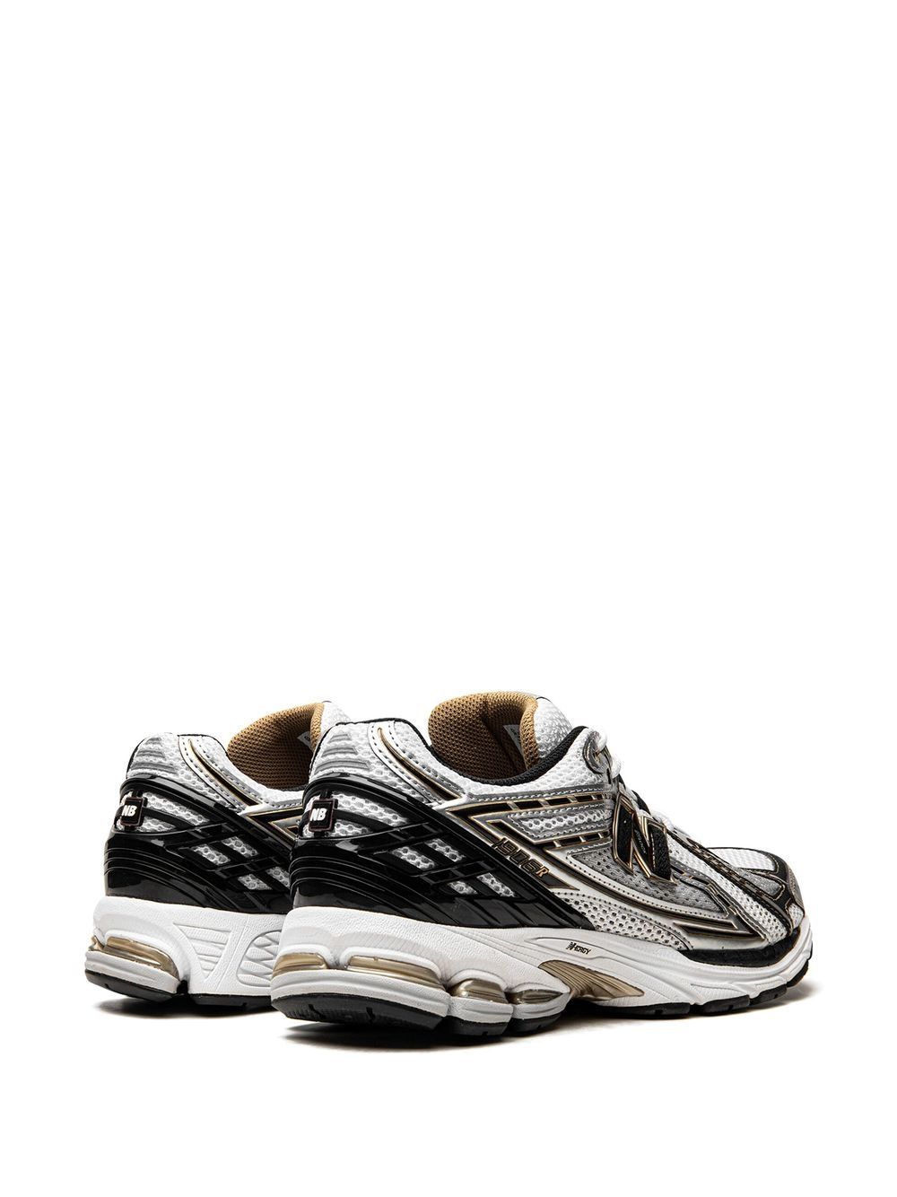 NEW BALANCE Sneakers U1906A bianche nere e oro 