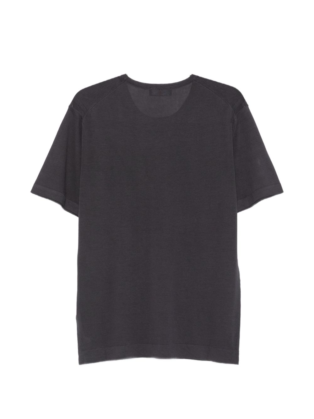 PEUTEREY T-shirt a maniche corte Nias in cotone grigio 