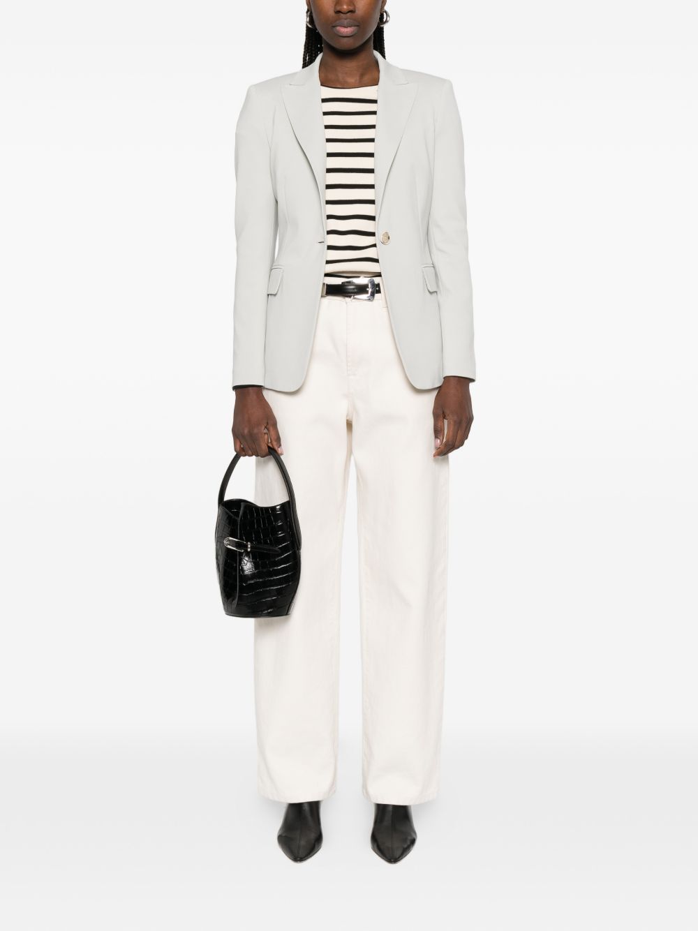 PINKO Blazer monopetto New Signum grigio 