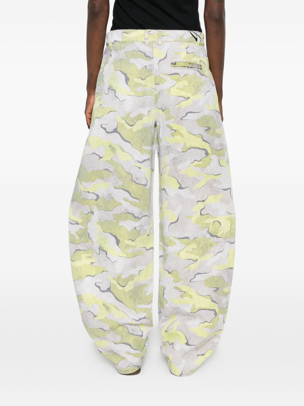 PINKO Pantaloni Graspo fantasia mimetica 