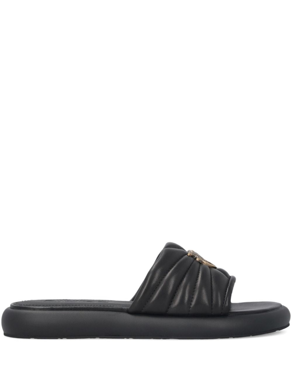 PINKO Ciabatte 'Fiona' in pelle nera 