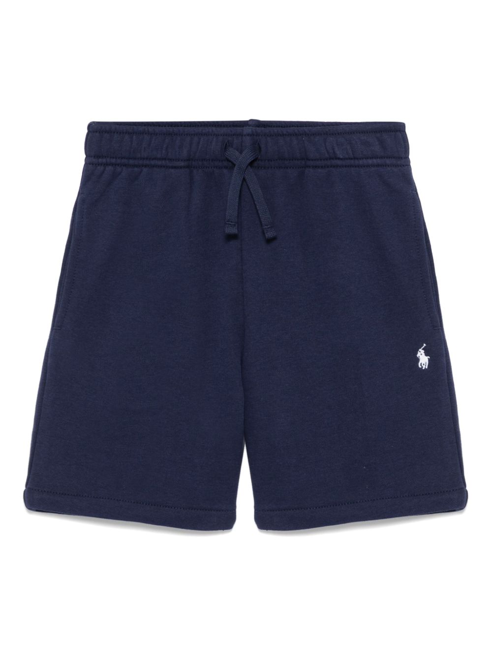 POLO RALPH LAUREN Pantaloncini sportivi blu con tasche e logo 