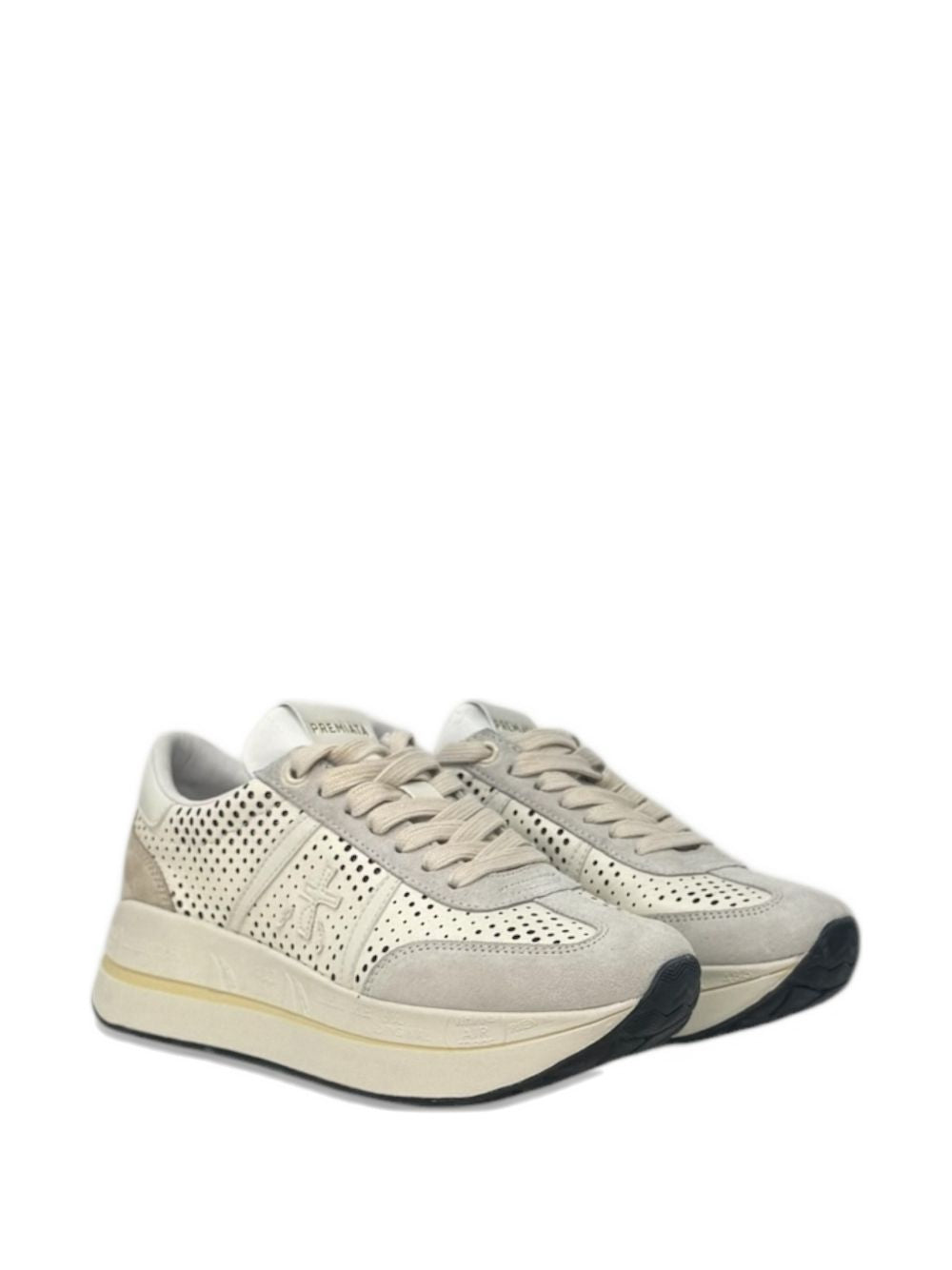 PREMIATA Sneakers e trainers con dettagli dorati beige 