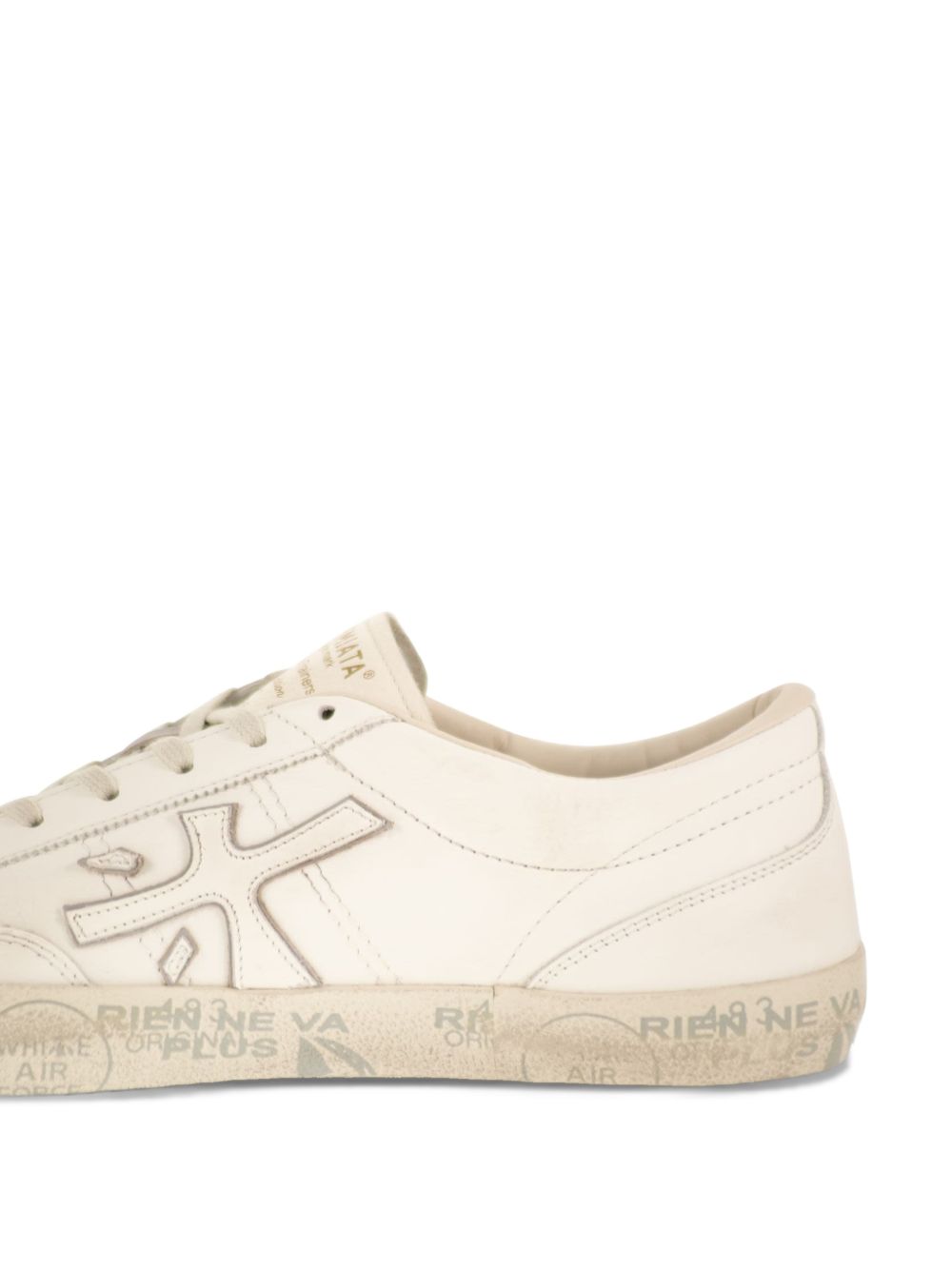 PREMIATA Sneakers David in pelle bianca con logo 