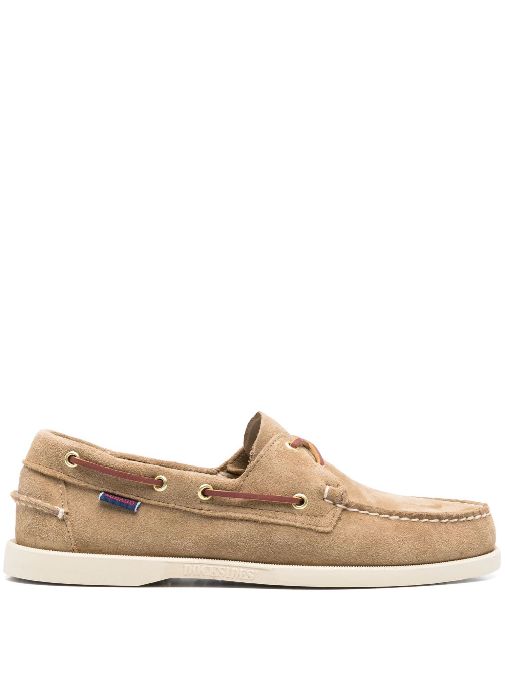 SEBAGO Mocassino da barca in pelle scamosciata beige 