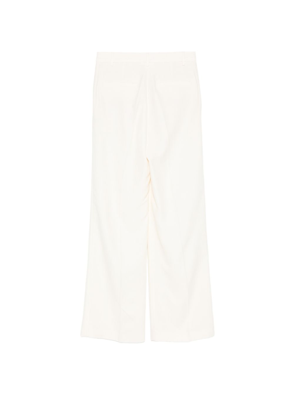 SEVENTY Pantaloni in cotone bianco ampi 