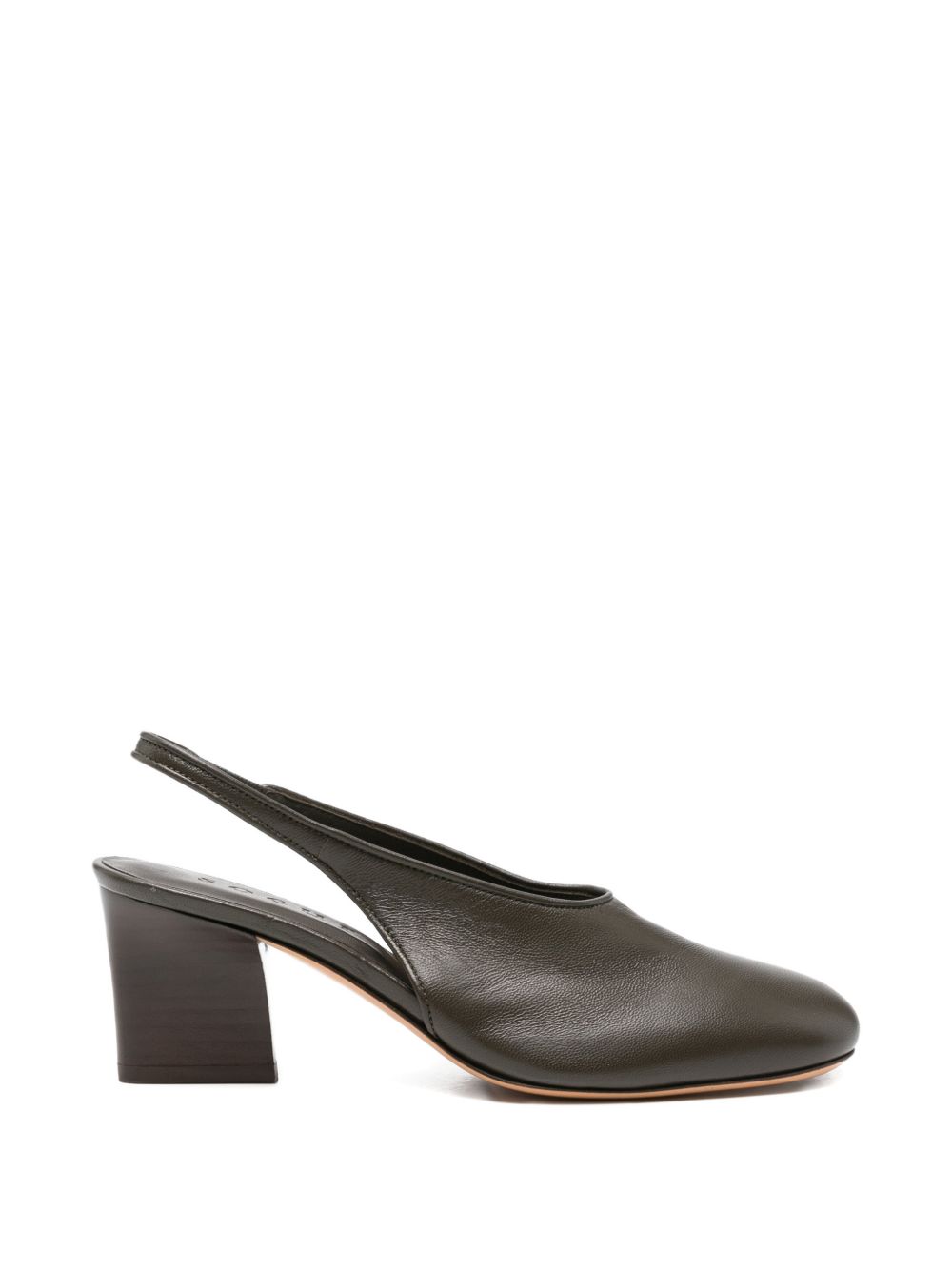 SOEUR Slingback Joan con tacco in morbida pelle di agnello <BR/> 