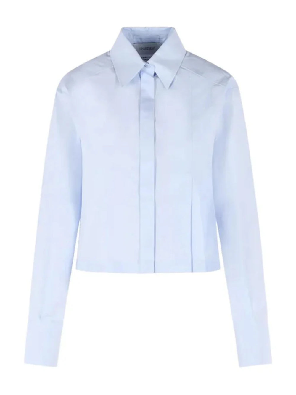 SPORTMAX Camicia Certo celeste a maniche lunghe in cotone 
