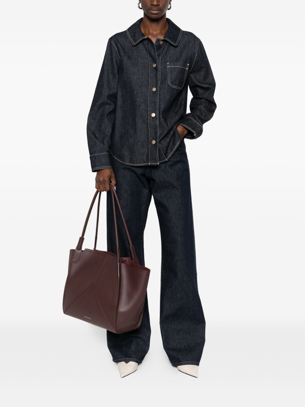 S MAX MARA Camicia sportiva 'SMM Enfasi' in denim 