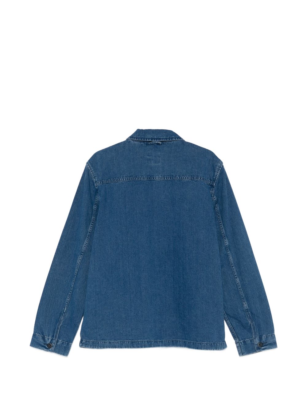 TIMBERLAND Camicia in denim con tasche in blu denim 