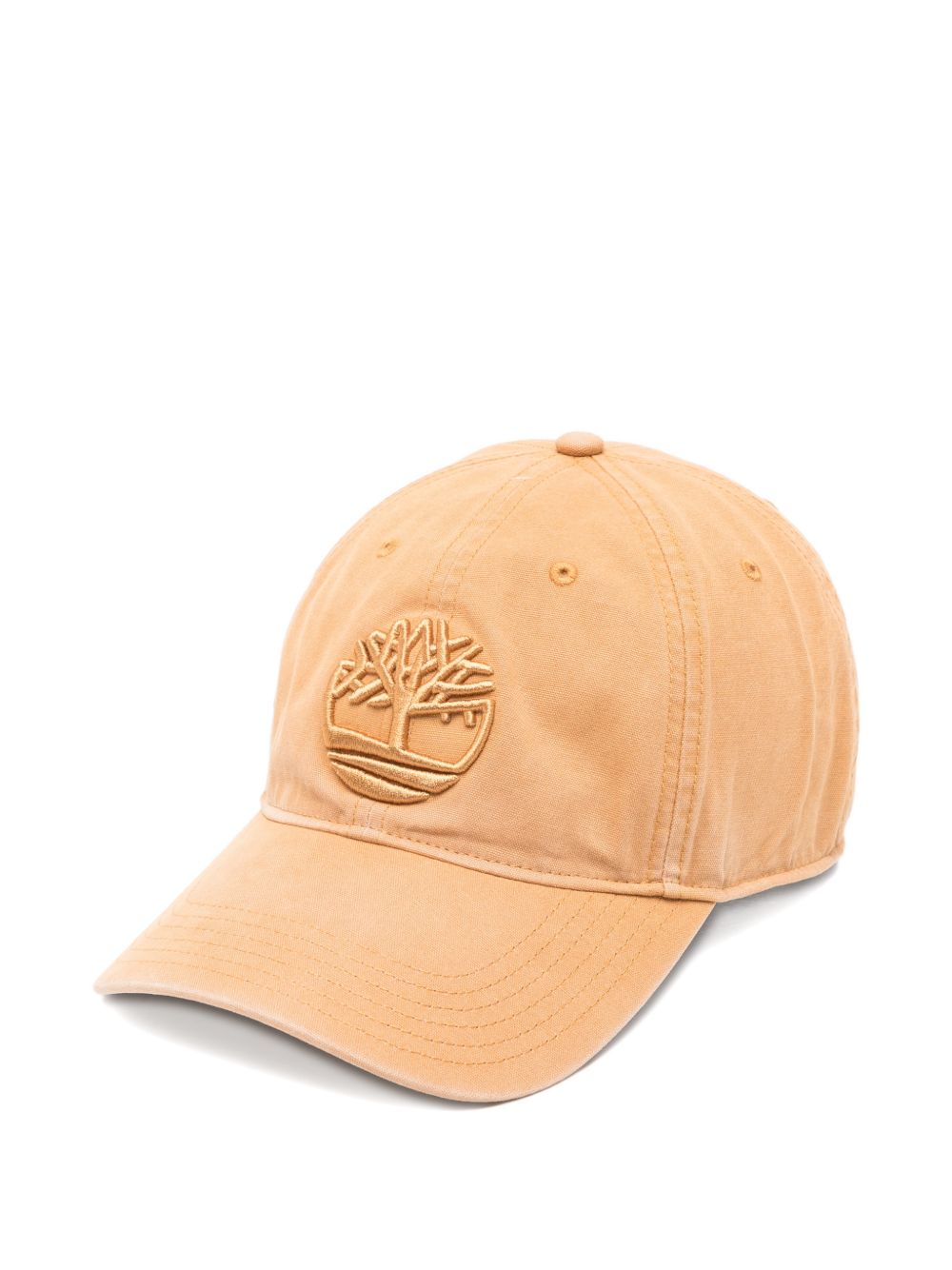 TIMBERLAND Cappello baseball beige in coton con logo 
