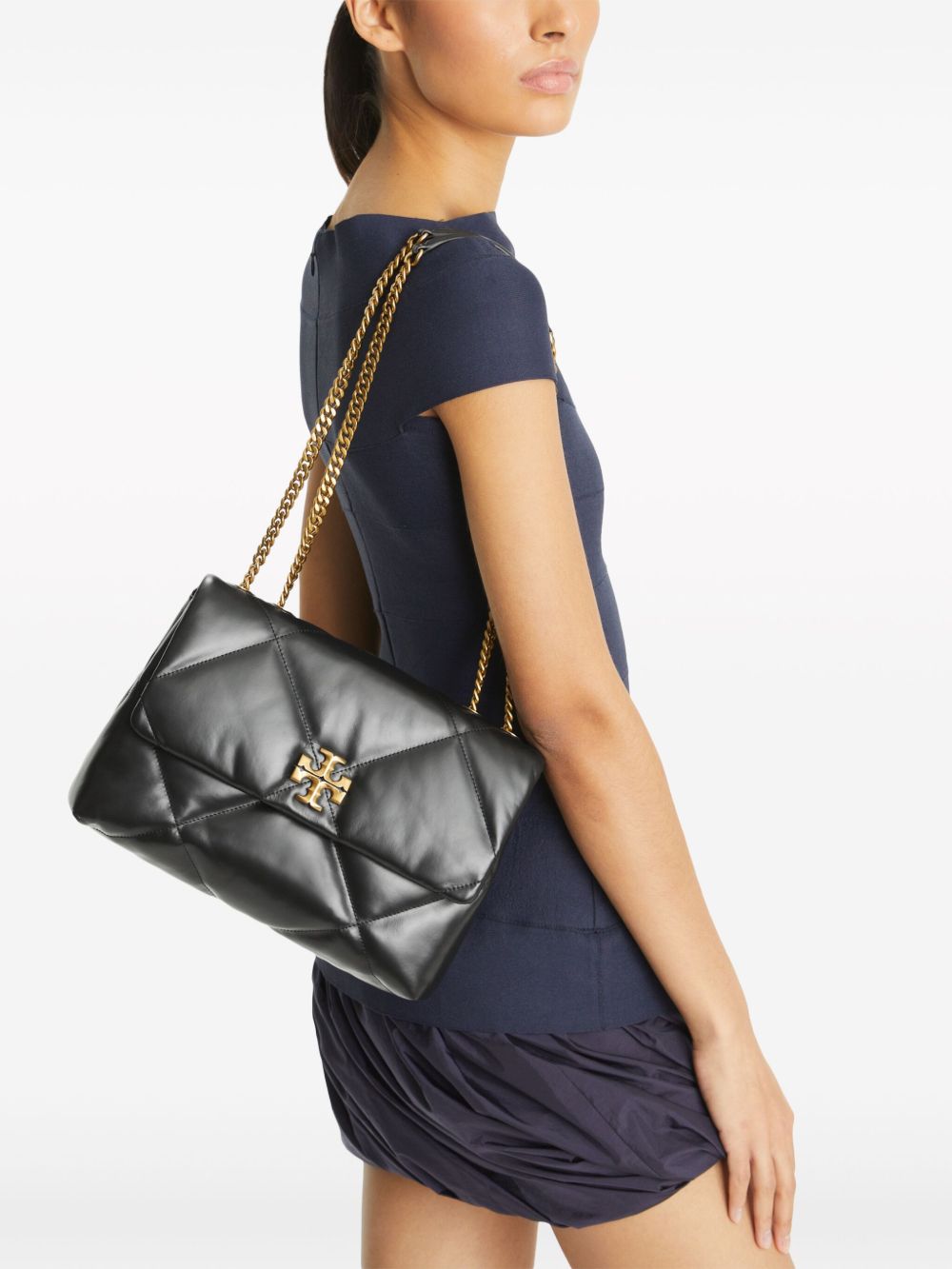 TORY BURCH Borsa a tracolla in pelle nera 