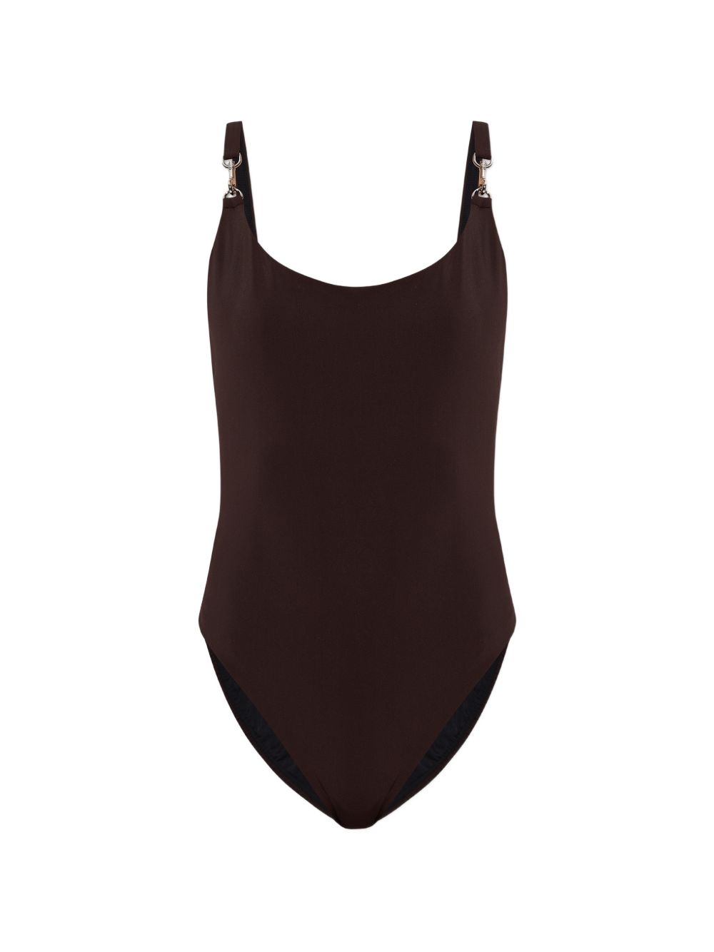 TORY BURCH Costume intero nero con scollo sulla schiena 