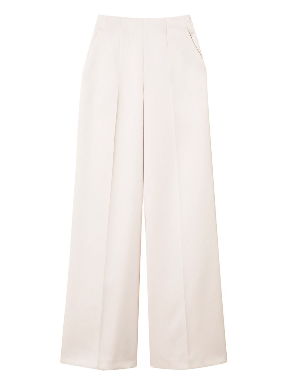 TWINSET Pantaloni color panna a vita alta 
