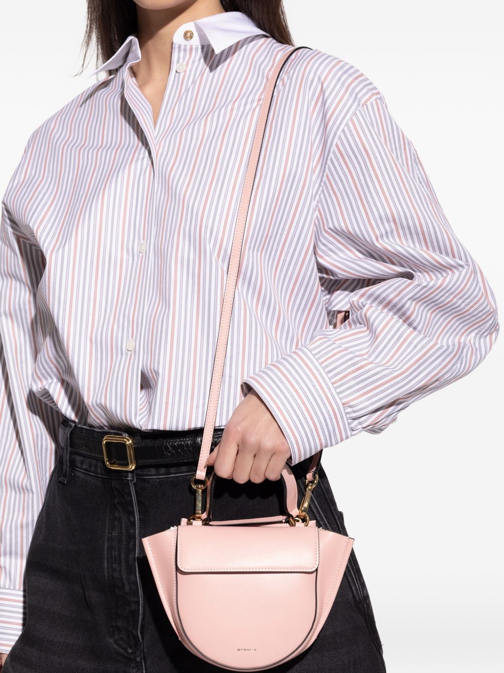 WANDLER Borsa a mano Hortensia Piccola rosa 