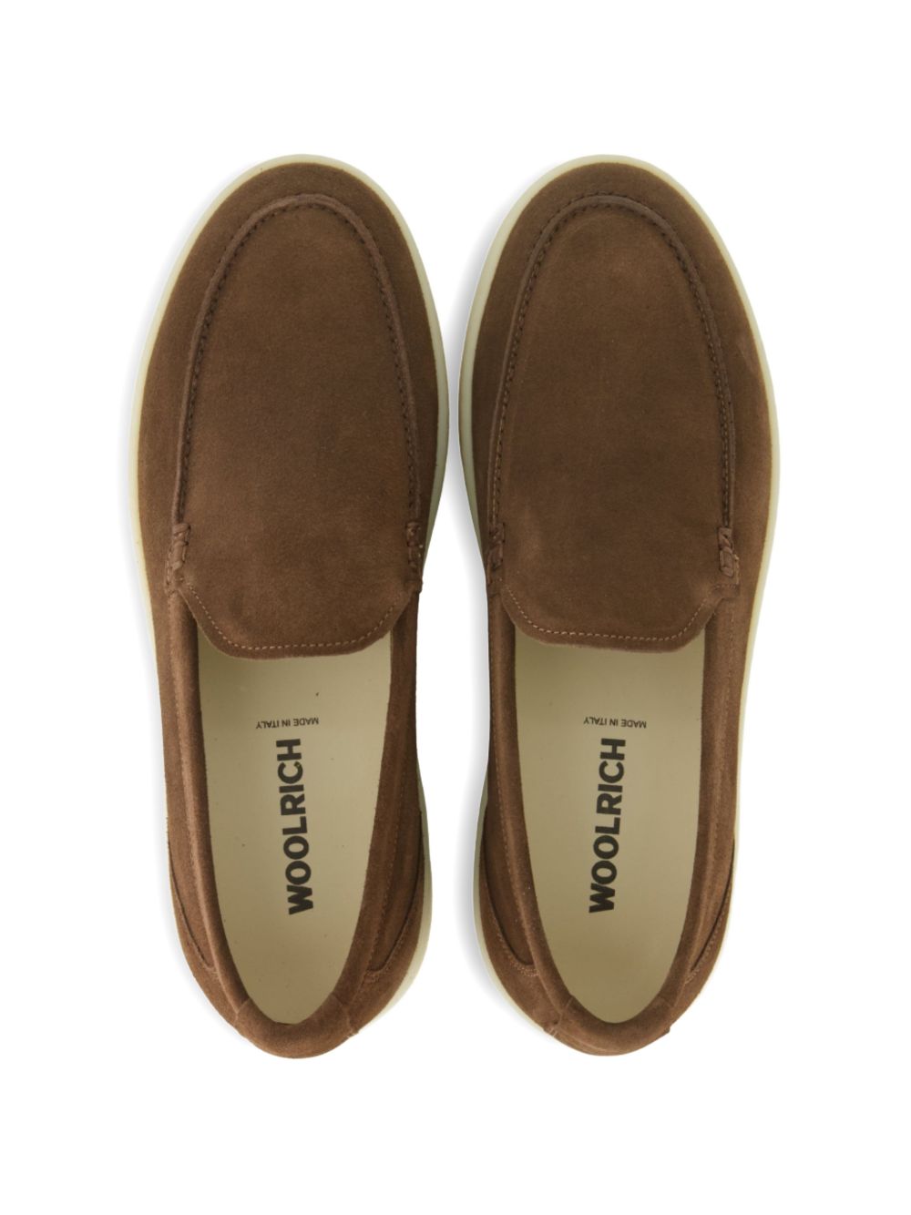 WOOLRICH Mocassini Double U.T  marroni 
