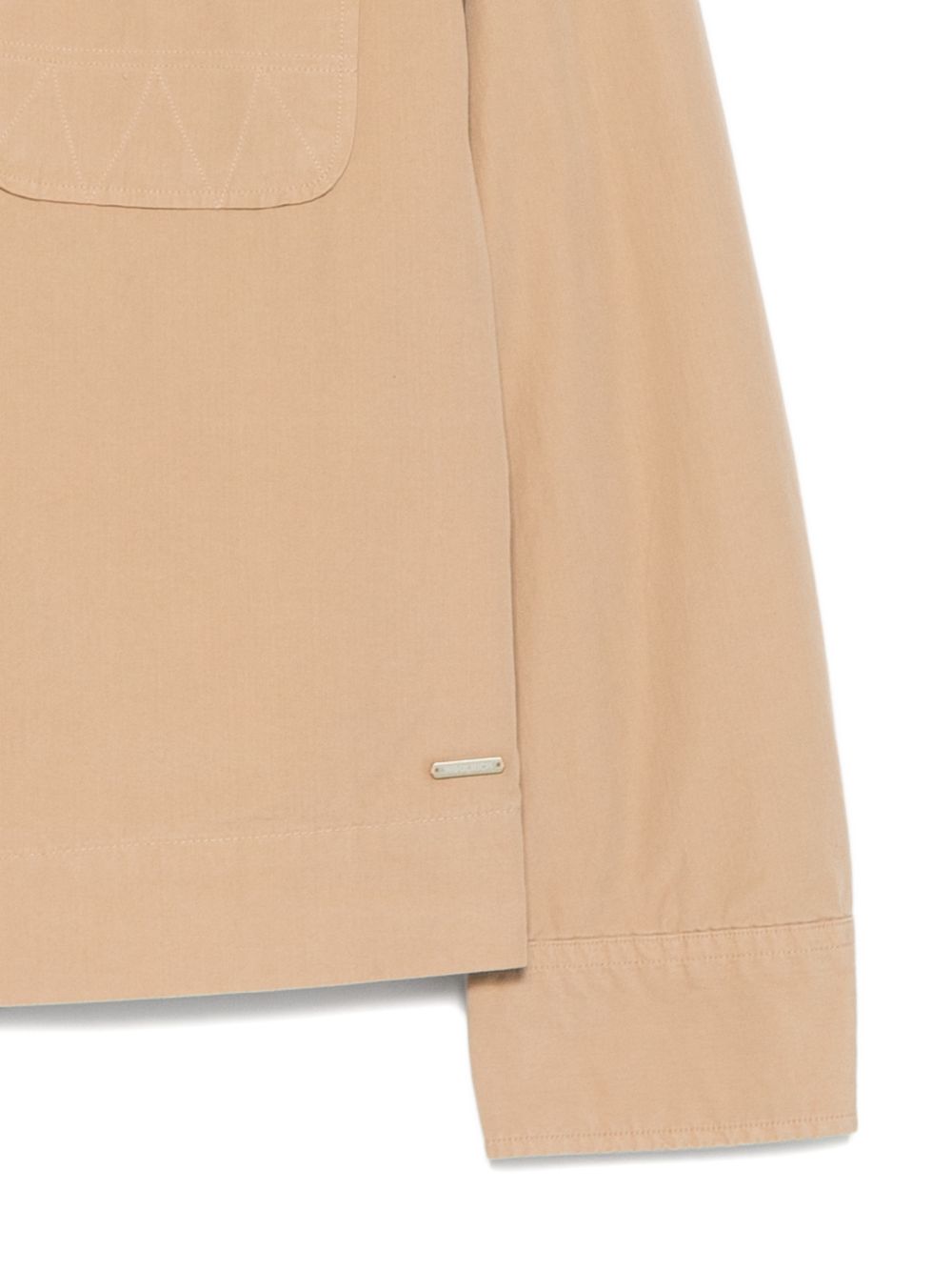 WOOLRICH Camicia a maniche lunghe in cotone con bottoni 