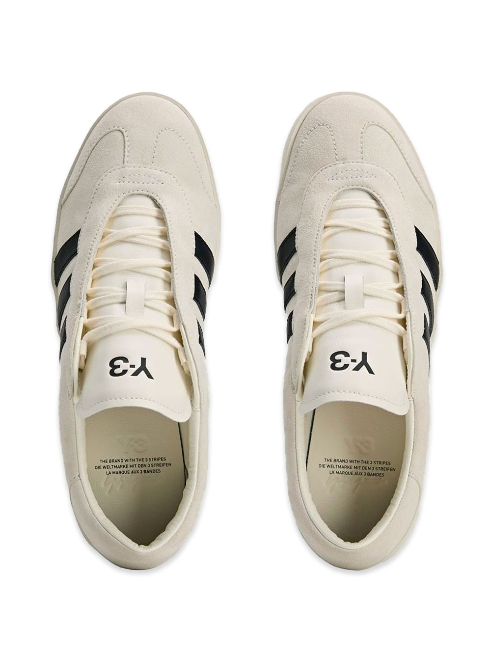 Y3 Sneakers Gazelle beige in pelle scamosciata 