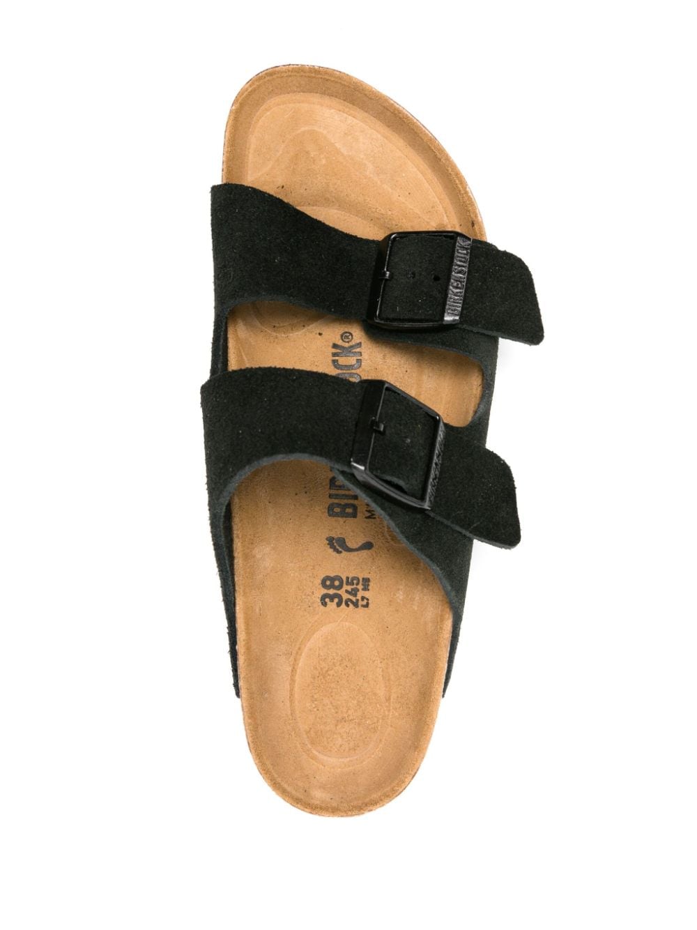BIRKENSTOCK Ciabatte 'Arizona' in camoscio nero 