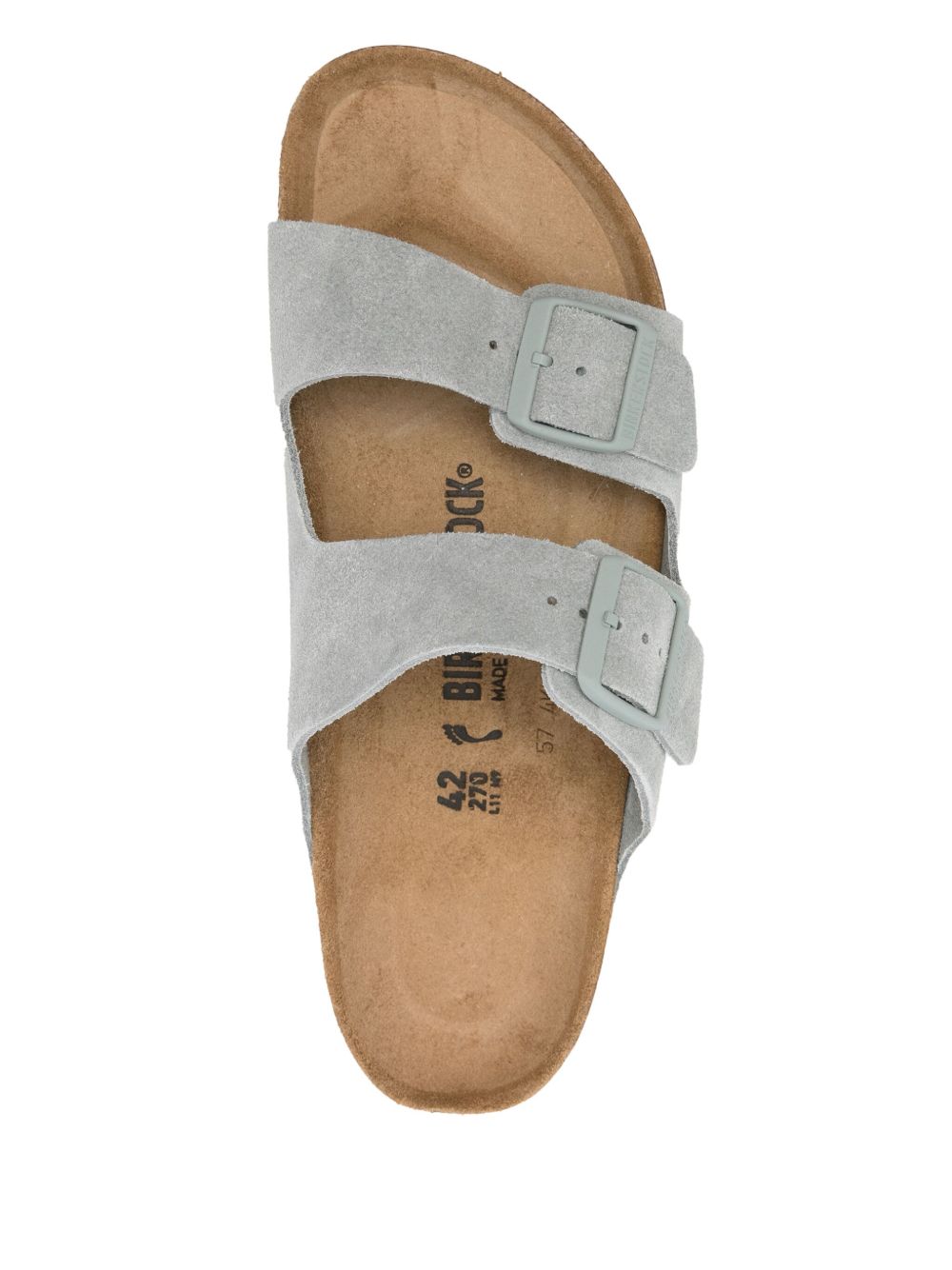 BIRKENSTOCK Ciabatte 'Arizona' in camoscio salvia 