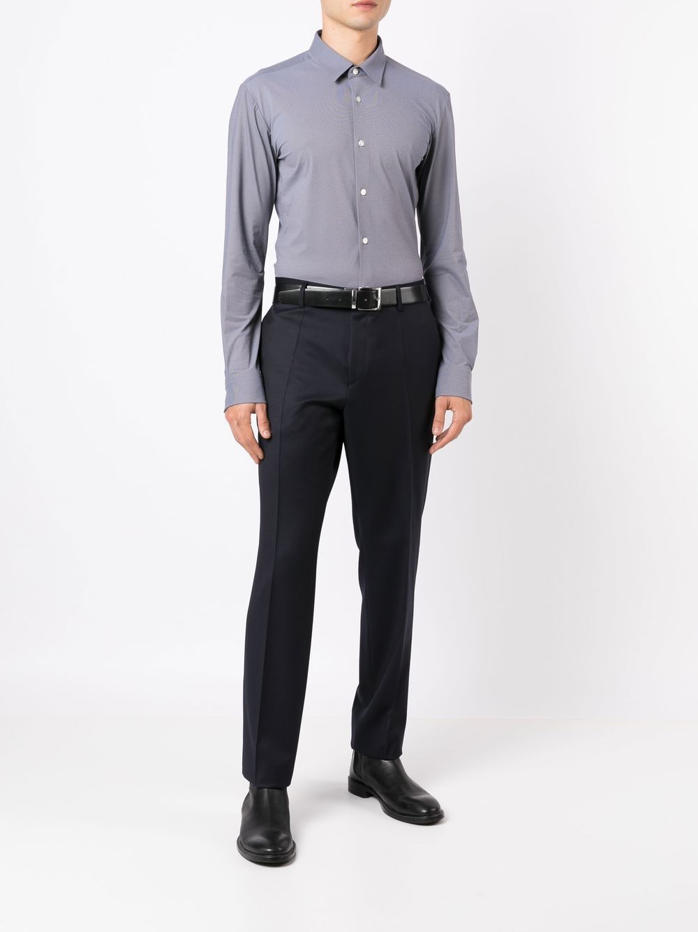 BOSS Pantaloni H-Genius slim in lana vergine 