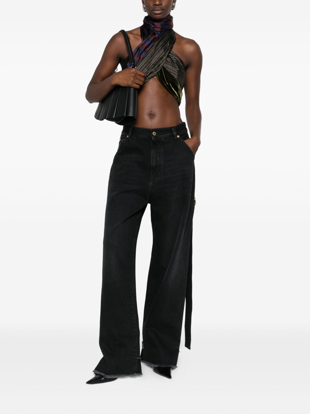 DARKPARK Jeans Lisa Belt Adorned Loose Fit 