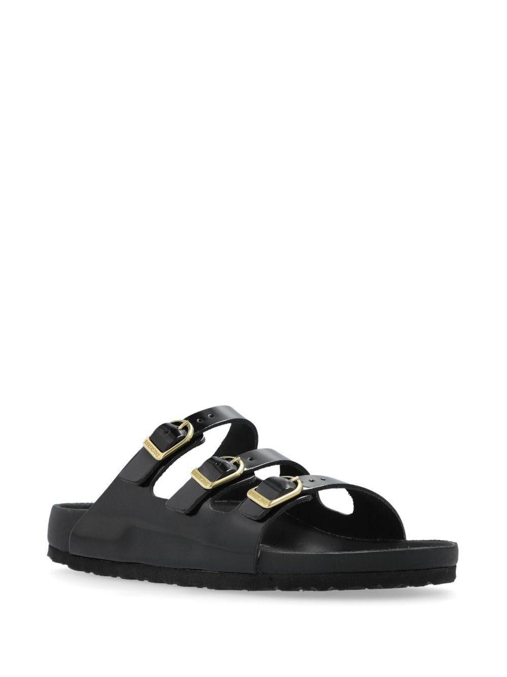 BIRKENSTOCK Ciabatte 'Florida' in pelle nera 