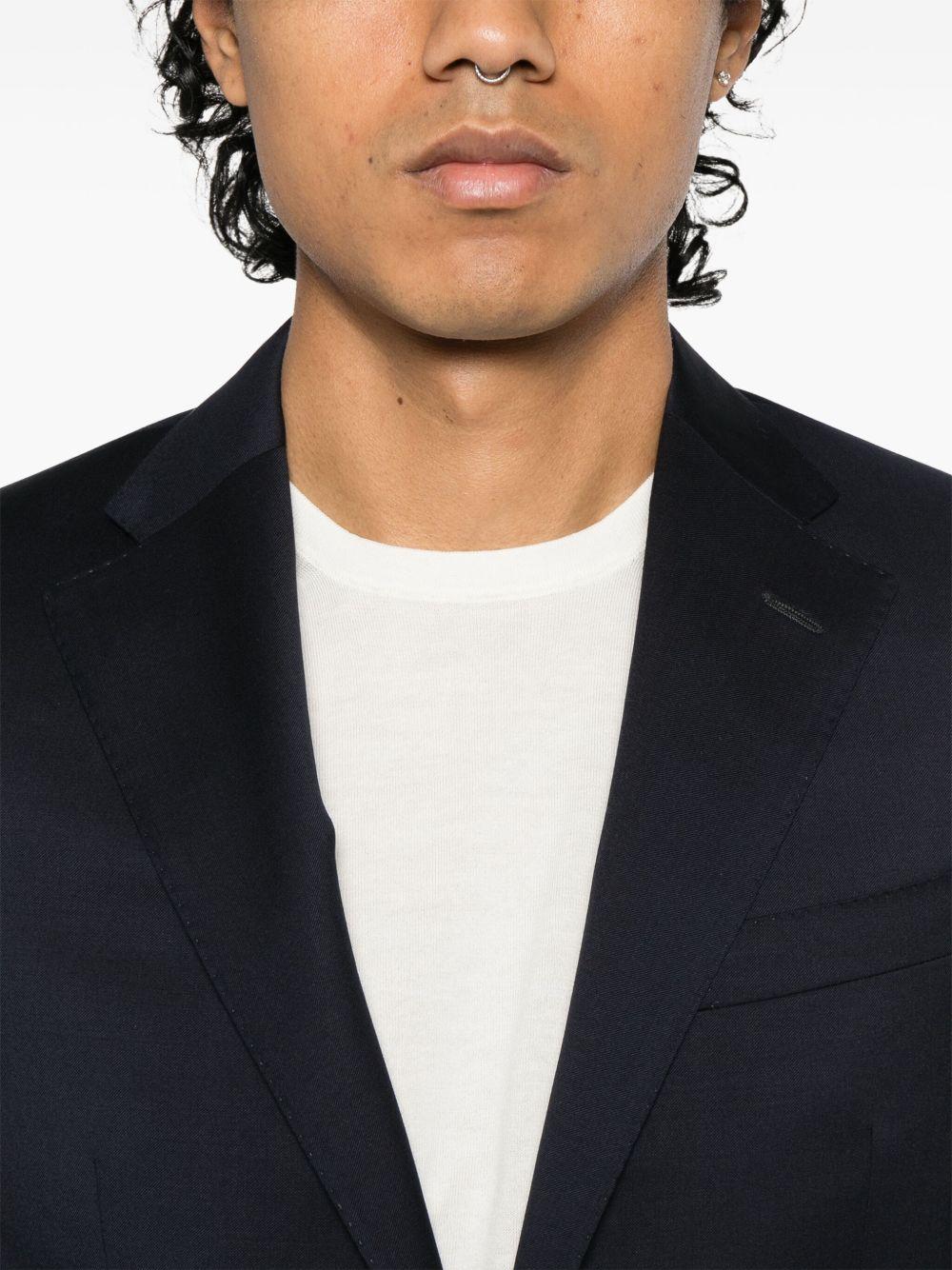 CORNELIANI Completo monopetto blu navy in pura lana vergine 