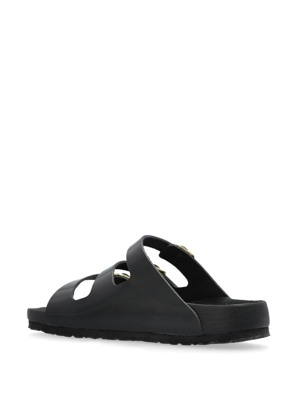 BIRKENSTOCK Ciabatte 'Florida' in pelle nera 